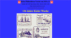 Desktop Screenshot of kieler-philatelistenverein.de
